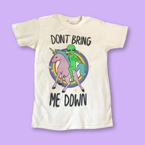 Alien Unicorn Graphic T-Shirt, S
